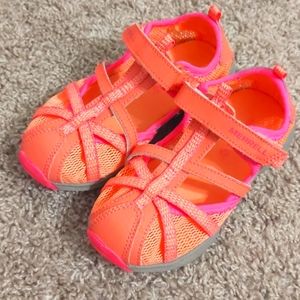 NWOT Merrell toddler girls water sandals 10 wide